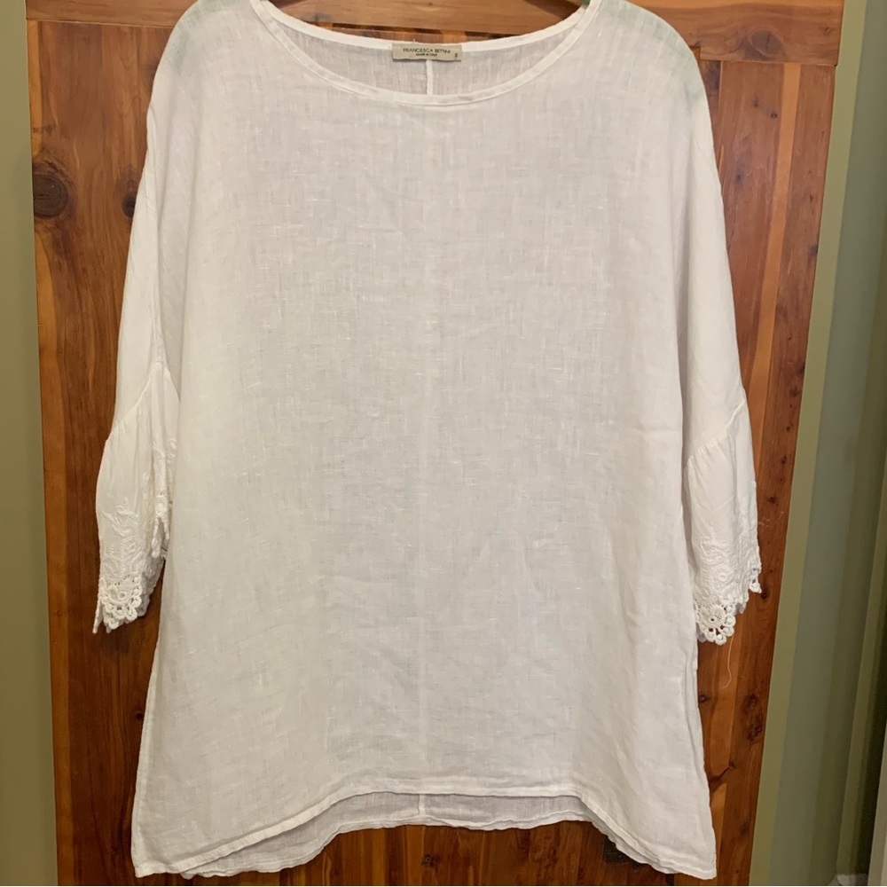 Francesca Bettini Linen Top